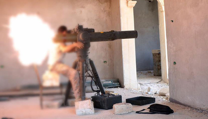 Terör örgütü YPG/PKK ABD yapımı anti-tank füzesiyle ÖSO’ya saldırdı