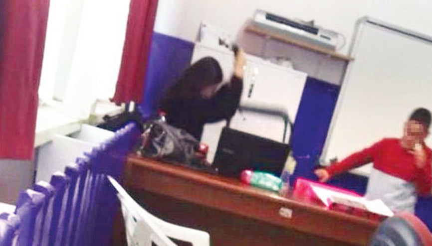 Önce tokat atmış, sonra fondöten sürmüş O öğretmen serbest kaldı, kendini böyle savundu