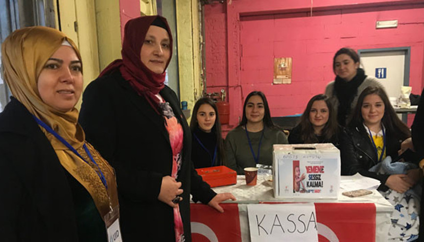 Belçikadaki Türk kadınlardan Yemene yardım kahvaltısı