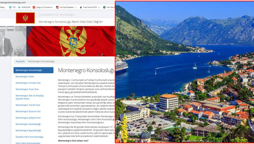 Sahte site kurup Karadağ vatandaşlığı dağıtmışlar