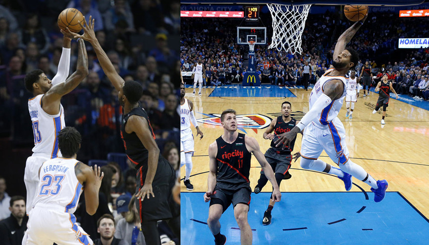 Paul George 36 sayıyla yıldızlaştı