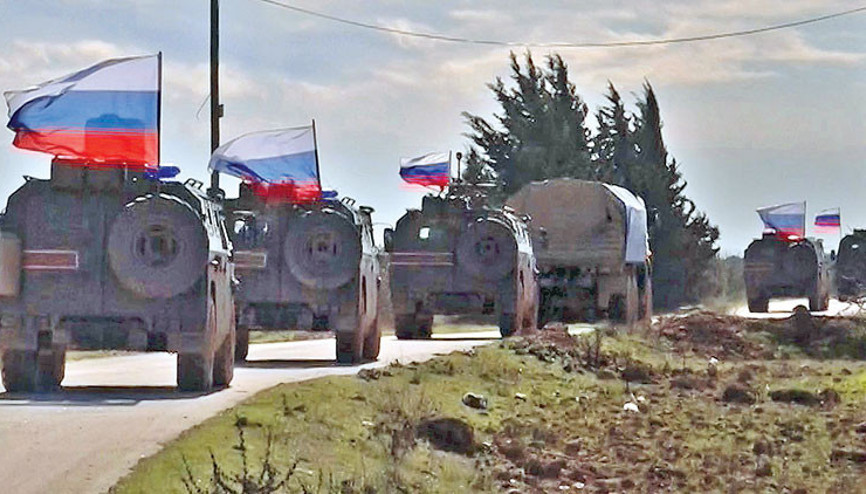 Rus güçleri Menbiç’in kuzeyinde devriyede