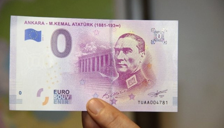 Avrupa Merkez Bankası değil hediyelik eşya firması basmış