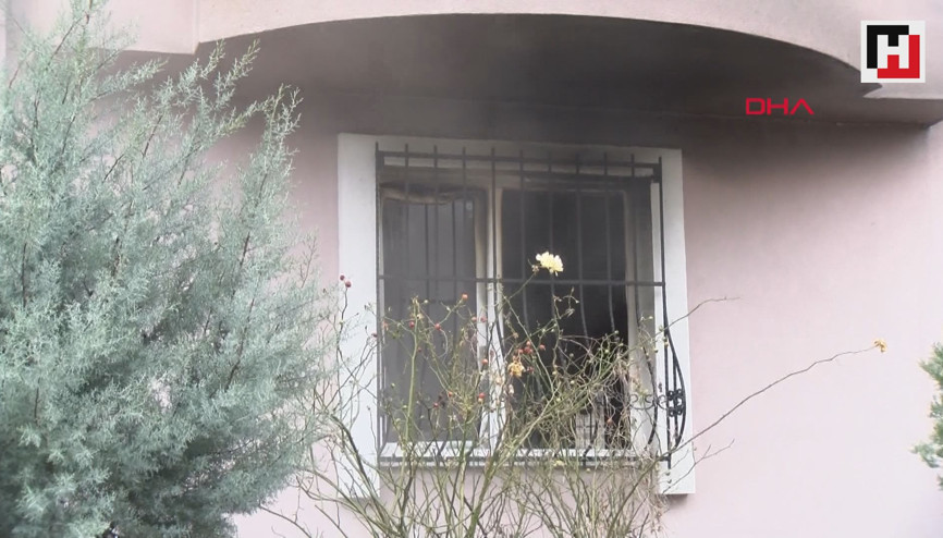 Başakşehirde evde çıkan yangında bir kadın hayatını kaybetti