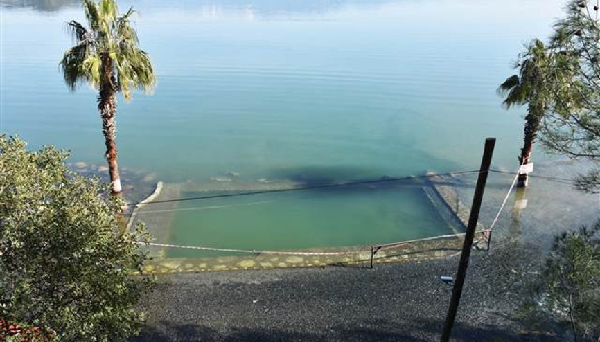 Köyceğiz Gölü taştı