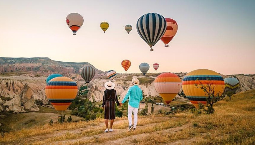 Kapadokya ‘sevgililer’ için hazırlandı