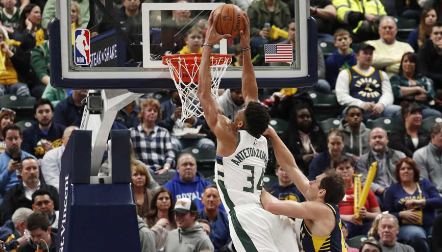Giannis Antetokounmpodan gecenin smacı