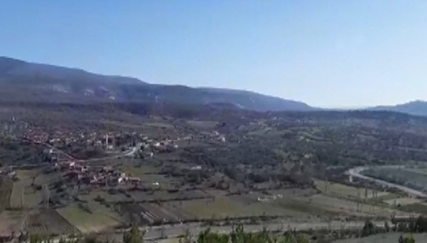 Manisa Selendide uçak düştüğü ihbarı