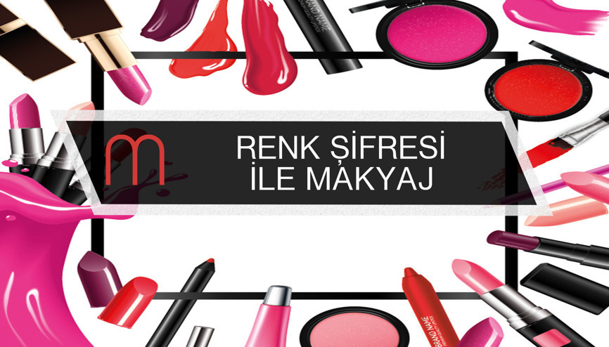 Renk şifresi ile makyaj
