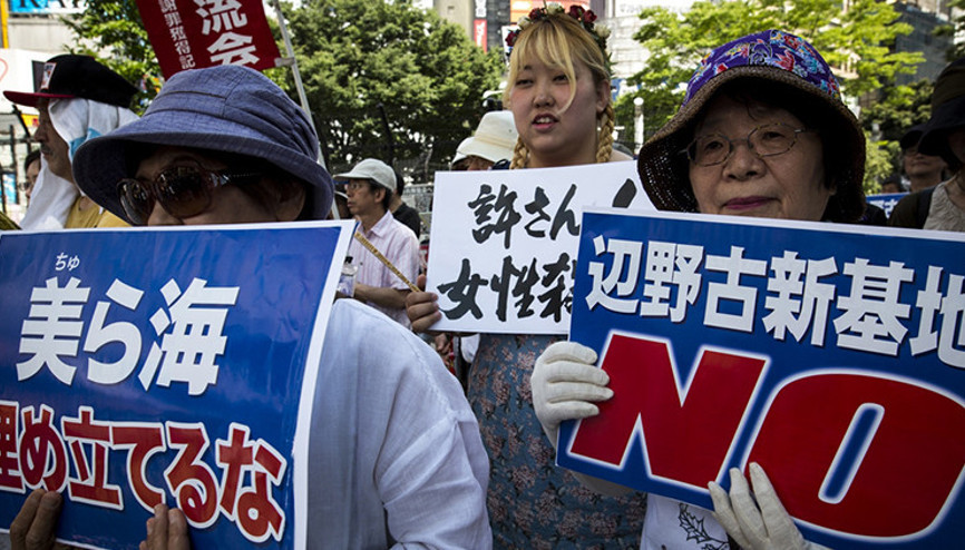 Okinawa referandumunda ABD üssüne hayır oyu çıktı
