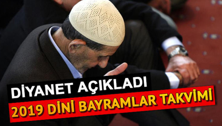 2019 Kurban Bayramı ne zaman İşte 2019 dini takvimi