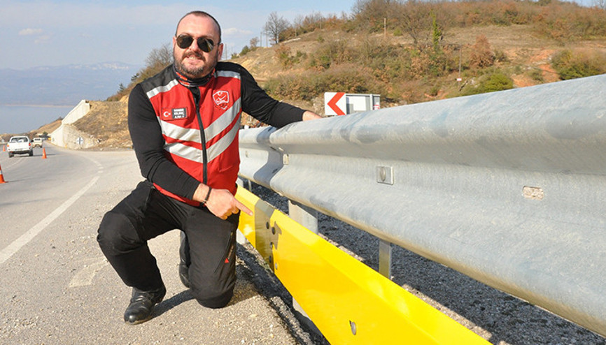 Motorcu dostu bariyerler Bursada takılmaya başlandı