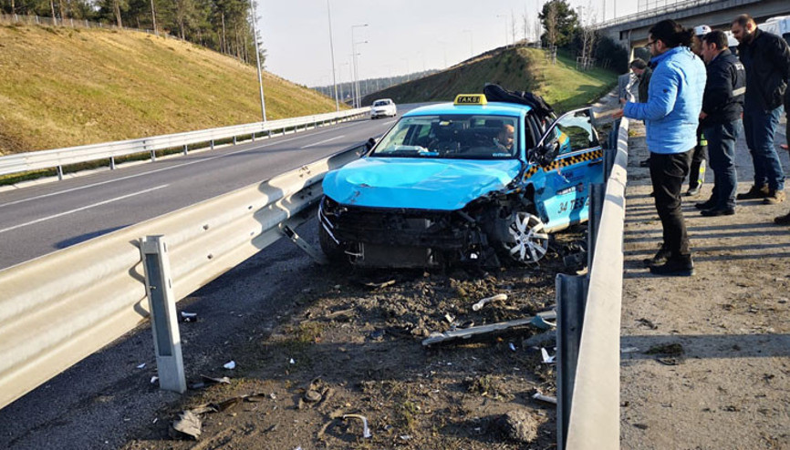 TEMde turistlere kaza şoku