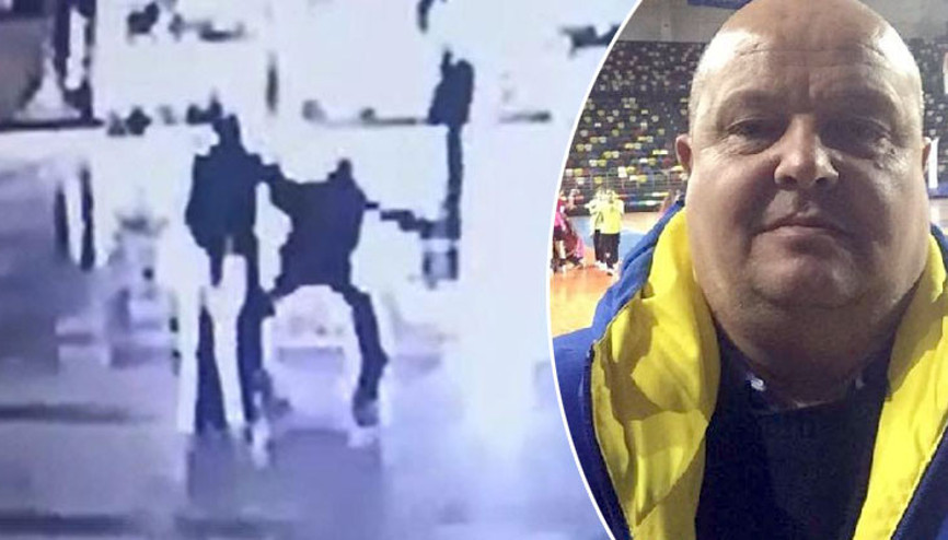 Basket maçı gözlemcisine otogarda bıçaklı saldırı kamerada