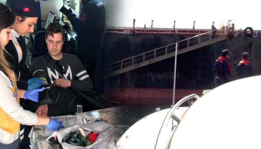 Gemide mide kanaması geçiren denizci için harekete geçtiler