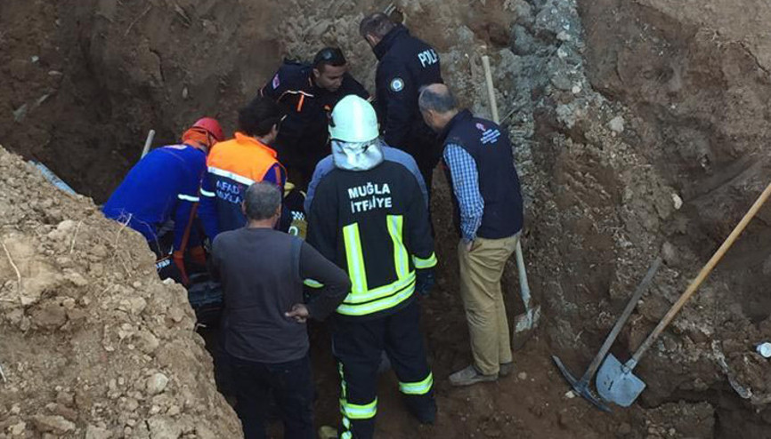 Su hattı döşerken, toprak altında kalan işçi öldü