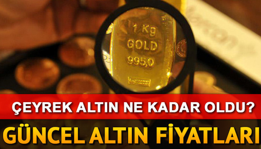 Altın fiyatları önceki güne göre düşüş seyriyle başladı