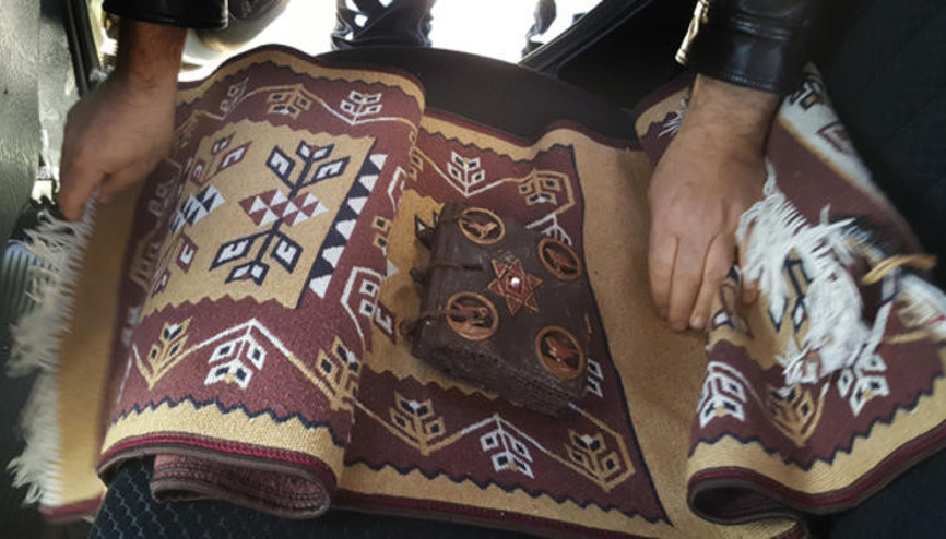 Suriyede çalınan kitap Kırşehirde bulundu