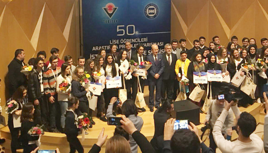 Liselilere TÜBİTAK’tan dört ödül