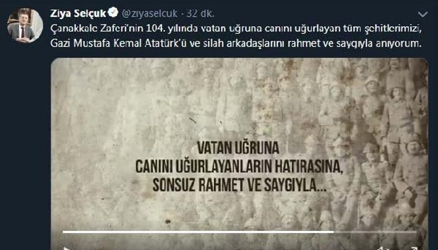 Bakan Selçukun sesinden 18 Mart mesajı