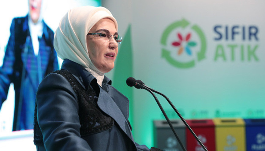 Emine Erdoğan: Bir pamuklu tişörtün üretilmesi için 2 bin 700 litre su harcandığını biliyor musunuz