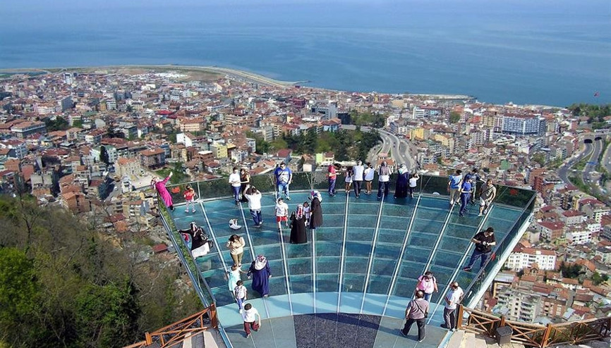 Ortahisar bu teraslardan seyredilecek
