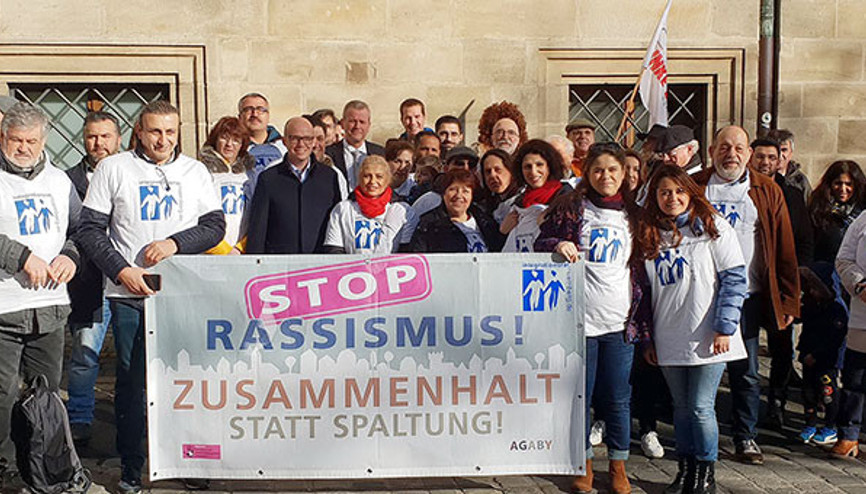 Nürnberg Uyum Meclisi, ırkçılığa karşı yürüdü