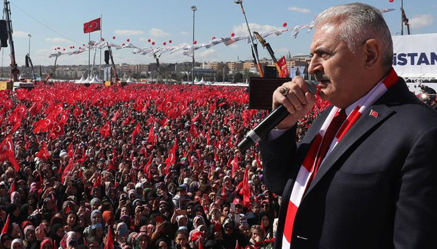 Son dakika… Binali Yıldırım Büyük İstanbul Mitinginde konuştu