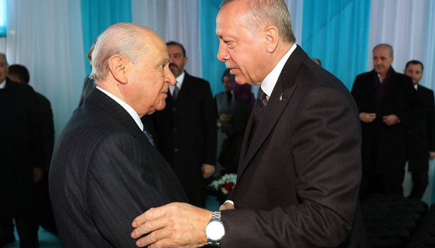 Yenikapı mitinginde samimi sohbet