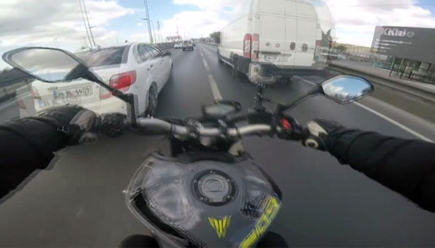 E-5’te sevgilisine dehşeti yaşattı ‘Düşeceğim, ne olur dur…’