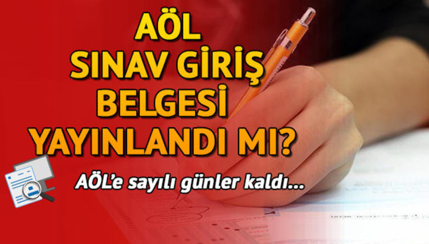 AÖL 2. Dönem sınavları yaklaşıyor - AÖL sınav yerleri açıklandı mı
