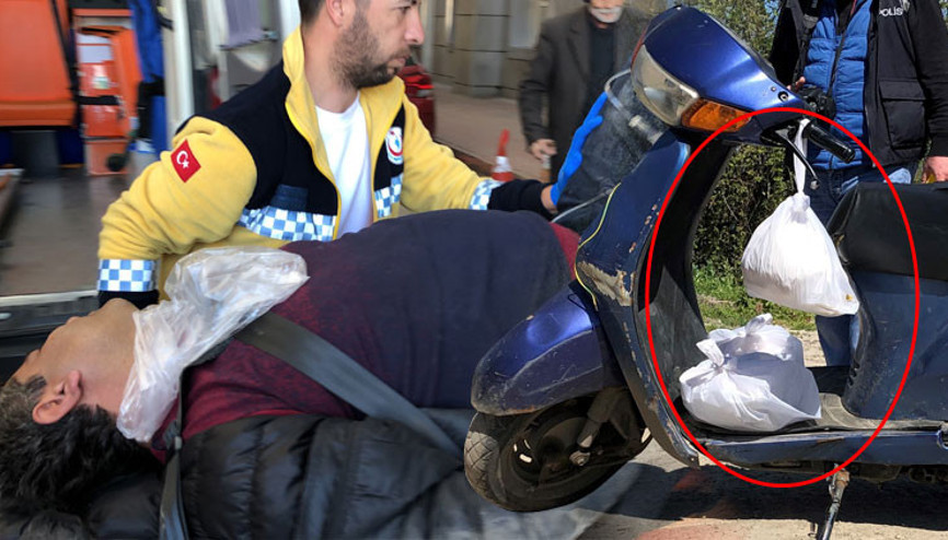 Yemek siparişi götürdüğü boş arsada silahlı saldırıya uğradı
