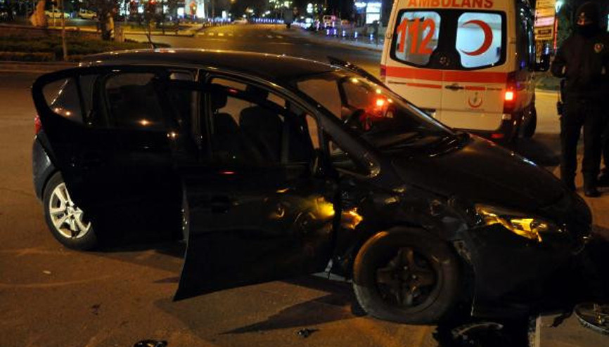 Keçiörende trafik kazası: 3 yaralı