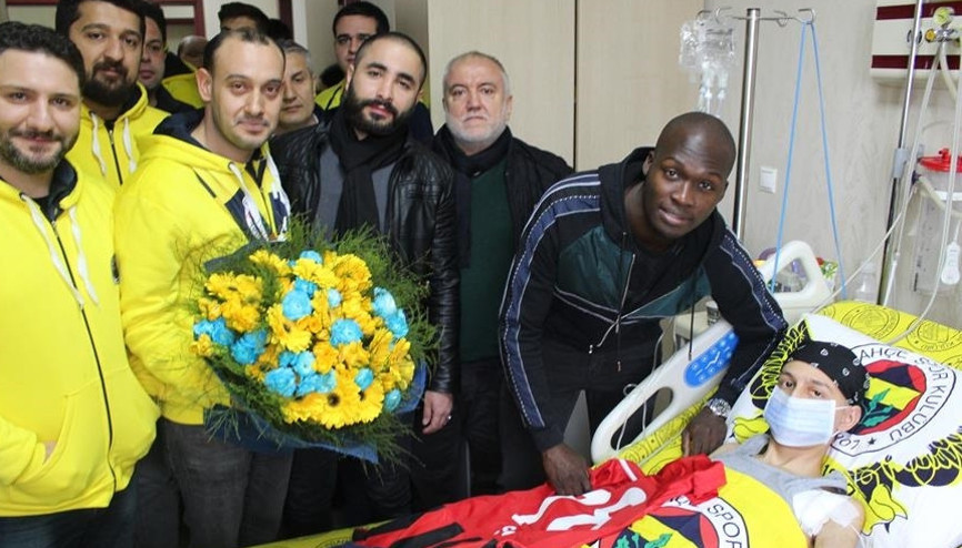 Sow, lösemi hastası Mehmet Polata sürpriz yaptı