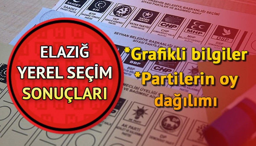 31 Mart 2019 Elazığ seçim sonuçları ve parti oy oranları nasıl şekillendi