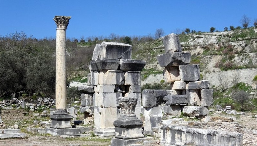 1850 yıllık sütunlar ayağa kalkacak