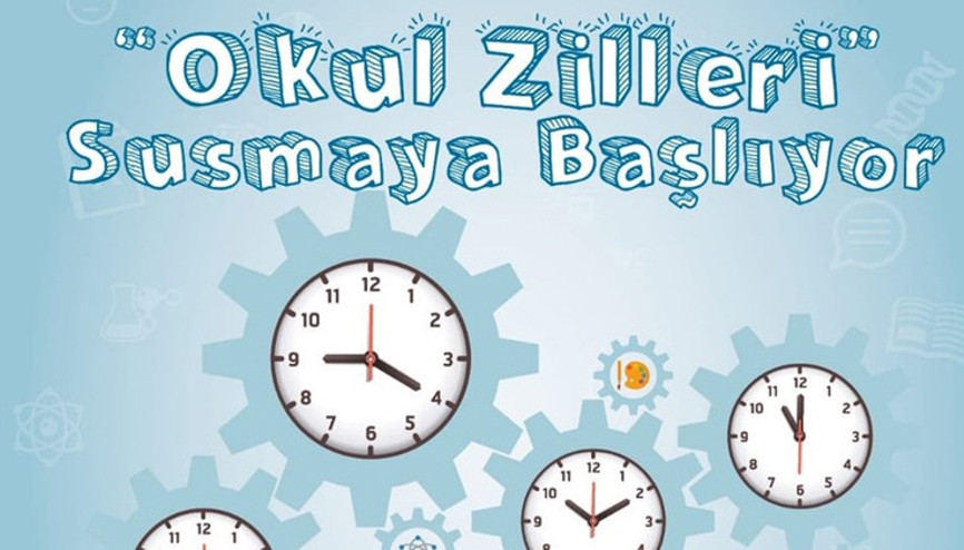 Konya’da, okullarda zil sesleri sustu