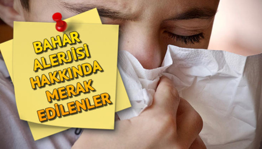 Bahar alerjisi nasıl geçer Bahar alerjisine iyi gelen yöntemler