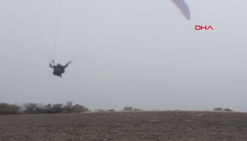 Fethiyede hayatını kaybeden paraşütçülerin son görüntüsü