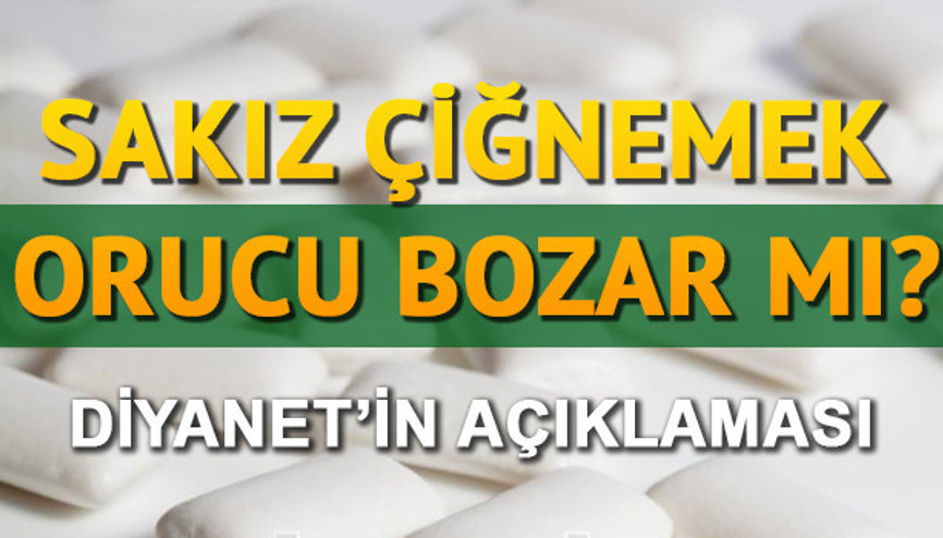 Ağız spreyi ve sakız orucu bozar mı Diyanet Kurulu bilgileri Ağız spreyi ve sakız orucu bozar mı Diyanet Kurulu bilgileri