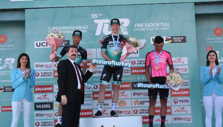 Cumhurbaşkanlığı Türkiye Bisiklet Turunun ikinci etabı tamamlandı