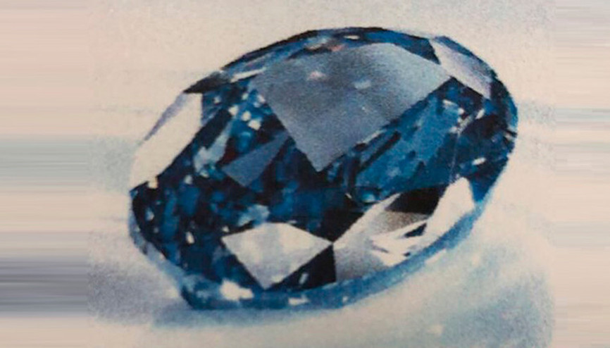 Botsvanada nadir rastlanan mavi elmas bulundu