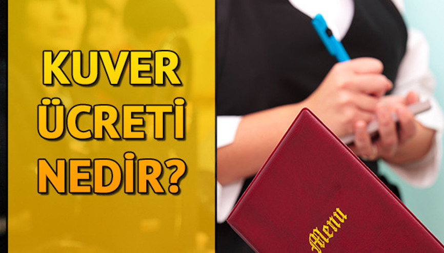 Kuver nedir Kuver ücreti ne demektir