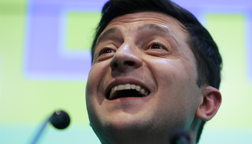 Komedyen Zelenskiy Ukrayna seçimlerini kazandı