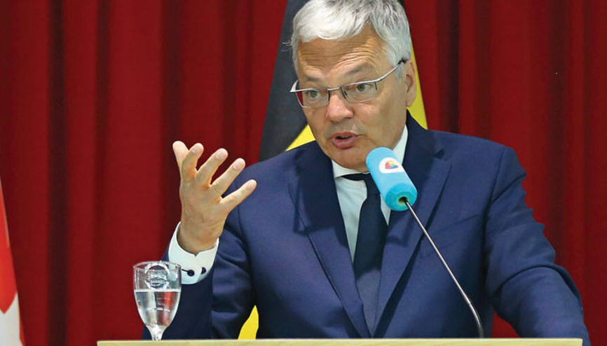 Belçikalı Bakan Reynders: İlerleme Türkiye’ye bağlı