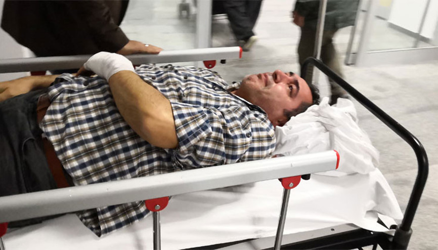 Polis okulunda korkutan kaza: 2 yaralı