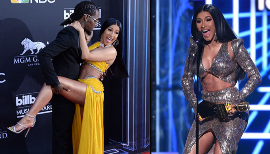 Sahnede sevinç çığlıkları