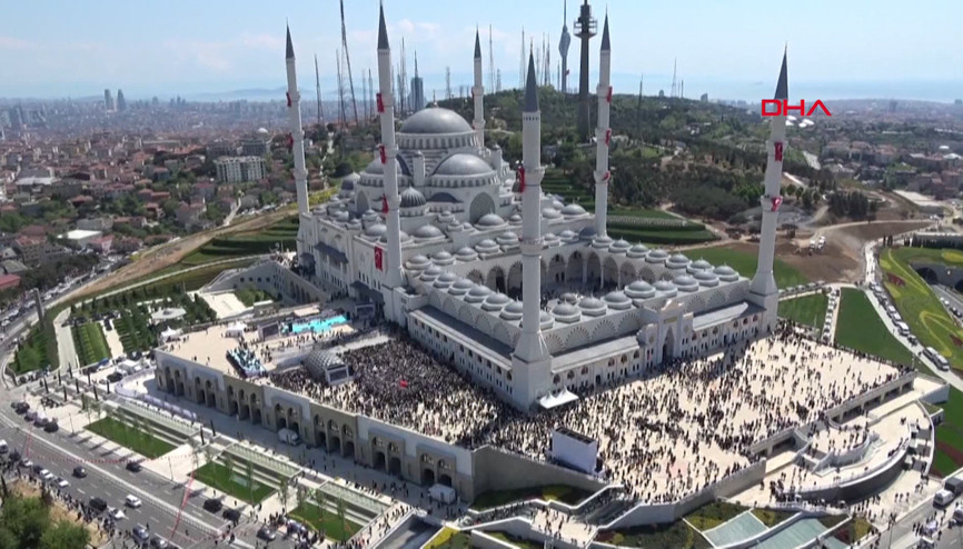 Büyük Çamlıca Camiinin resmi açılışı yapılıyor