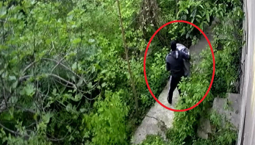 Kazan hırsızı kameraya yakalandı