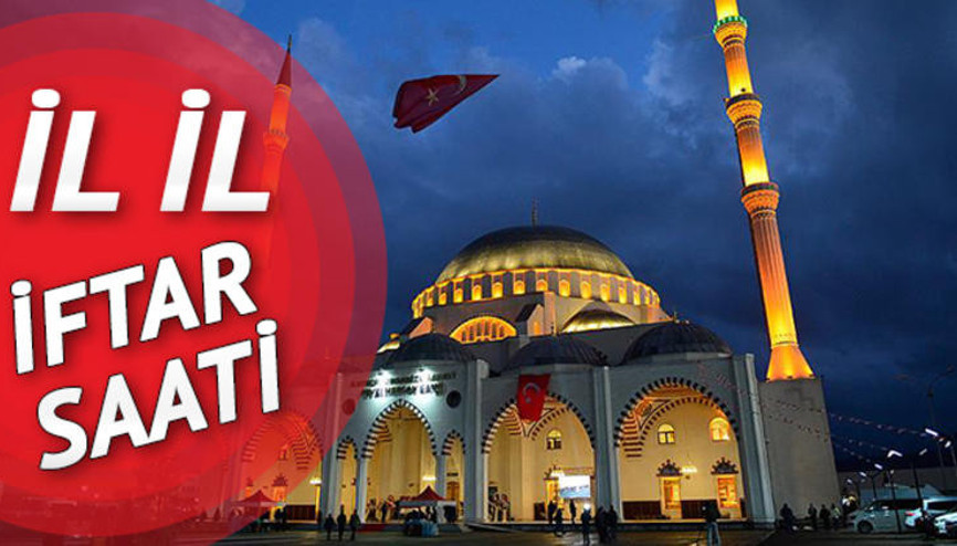 Bugün iftar saat kaçta İftara ne kadar kaldı